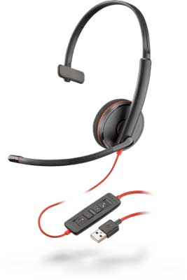 Plantronics Blackwire C3210 Mono USB-A Headset
