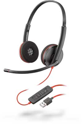 Plantronics Blackwire C3220 Stereo USB-A Headset 